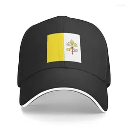 Berets Personalised Flag Of Vatican City Baseball Cap For Men Women Breathable Dad Hat Streetwear