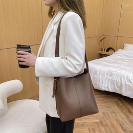 School Bags 2023 Vintage Women Tote Bag Large Capacity Shoulder Soft PU Leather Backpack And Purse Designer Lady Armpit