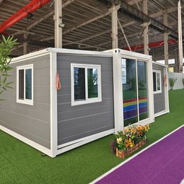 Double wing expansion room mobile homestay foldable house details consultation customer service quotation
