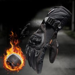 Cycling Gloves Motorcycle gloves 100% Waterproof windproof Winter warm Guantes Moto Luvas Touch Screen Motosiklet Eldiveni Protective 231031