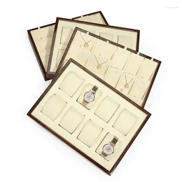 Jewellery Pouches Watch Live Display Box High-end Window Props Household Solid Wood Storage