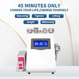 Professional Multifunction 9 In 1 Lipolaser RF 40K 80k Vacuum Rf Slimming Beauty Cavitation Machine