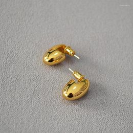 Dangle Earrings Ins Cool Style Simple Minority Design Brass Temperament Egg Female