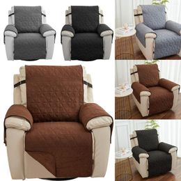 Chair Covers Recliner Non Slip Cover With 2 Elastic Straps And Anti-Slip Stripes Waterproof Reclining Couch