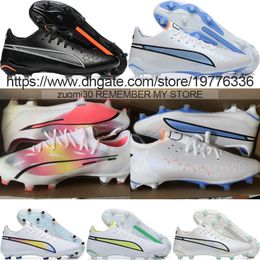 Send With Bag Quality New Season Football Boots King Ultimate Icon MG Knit Soccer Cleats For Mens Training Comfortable Soft Leather Lithe Football Shoes Size US 7-11.5