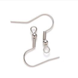 500 pcs 316L Stainless steel ear hook make earrings material DIY ear jewelry190u