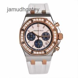 AP Swiss Luxury Wrist Watches Royal AP Oak Offshore 26234SR Series Rose Gold Original Diamond Material 37mm Diameter Automatic Mechanical Women's Watch DIW8