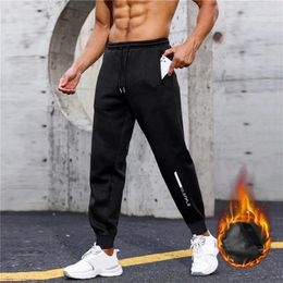 Men's Pants Autumn Winter Men Plush Hip Hop Outdoor Male Baggy Jogging Fashion Streetwear Thick Casual Trousers 2023