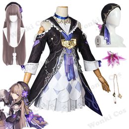 Star Rail Costume for Girl Dress Honkai Herta Wig Game Party Costumes Cosplay Outfits