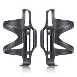 Water Bottles Cages HUALONG Carbon Side Load Bicycle Bottle Cage Mountain Road Bike Holder Matte Black Weight 231030