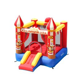 Kids Inflatable Castle Small Bounce House Indoor Bouncer Moonwalk Park Toys Children Playhouse Outdoor Play Fun Birthday Gift Backyard Party Jumping Jumper Circus