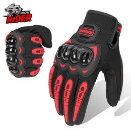 Cycling Gloves Motorcycle Wearable Moto Motocross Breath Touch Screen Racing Motorbike Bicycle Protective Gears Summer Guantes Glove 231031