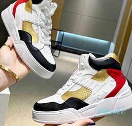 Couples Wear High Tops Luxury Men's Women Casual Sports Shoes Rubber Outsole Anti-slip Wear Unisex