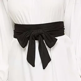 Belts Women's Wide Deer Skin Velvet Can Be Tied With Waist Seal Paired Shirts Coats Sweaters Elegant Decorative Ribbons