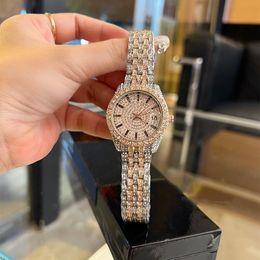 diamond ladies watch 28mm Sapphire quartz movement Stainless Steel Strap waterproof Designer wristwatch Montre De Luxe