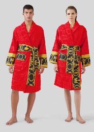 Womens Cape Mens Designer Luxury classic cotton bathrobe men women brand sleepwear kimono warm bath robe home wear unisex bathrobes