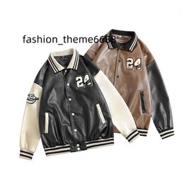 Custom baseball loose casual varsity sport jersey mens jackets Turn-down Collar varsity jacket plus size mens jackets