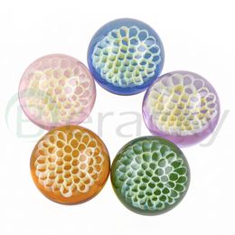 Smoking Accessories 22mm Honeycomb Terp Beads Glass Solid Marble Pill Pearls For Slurpers Blender Quartz Banger Nail Bongs Rigs