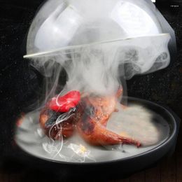 Table Mats 1 Pcs Household Smoking Dome Hood Kitchen Cooking Fume Acrylic Smoke Injector Bell Infuser Cloche