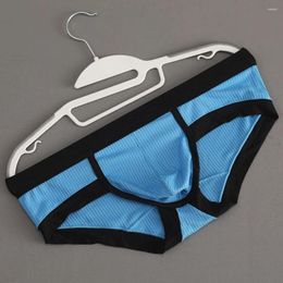 Underpants 3XL Plus Size Men's Panties Patchwork Fashion Underwear Elastic Waist Sexy Briefs Comfortable Sport Male Lingerie
