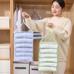 Storage Boxes Pvc Organises Bags Closet Hanging Bag Clothes Wardrobe Pants