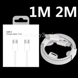 1M 2M 20W PD Cables C to C Type c USB C Cable Data Charger For Samsung S10 S20 S22 Note 10 xiaomi huawei htc lg With Retail Box