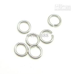 100pcs lot 925 Sterling Silver Open Jump Ring Split Rings Accessory For DIY Craft Jewelry Gift W5008 312z