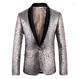 Men's Suits 2023 Men Prom Blazer Slim Fit M-5XL Fashion Male Mens Party Hip Hop Suit Jacket Stage Wear Blazers Casual