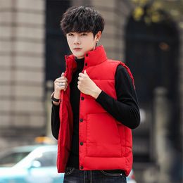Winter jacket vest mens puffer jacket thickened warm windproof loose comfortable casual simple fashion color large size winter new size M-5XL designer coats mens