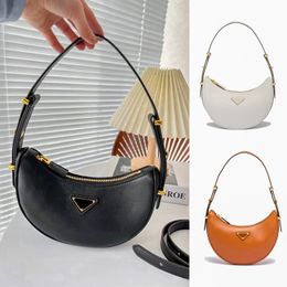 Fashion Original Half Moon Evening Top Quality Designers Women Shoulder Handbags Cosmetic Bags Leather Hand Clutch Bags Tote Underarm Package