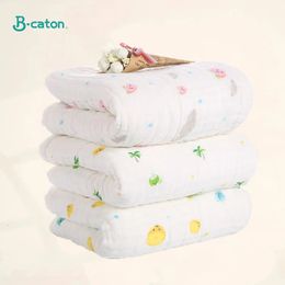 Keepsakes Baby BathTowel Boys Girls 100% Cotton Children Towels Blanket For born Bathrobe 6 Layers Gauze Washcloth Infant Swaddle 231031