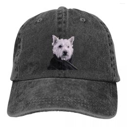 Ball Caps West Highland Dog Multicolor Hat Peaked Women's Cap Beauty Personalized Visor Protection Hats