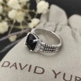 T GG DY Twisted Vintage band designer wedding Rings for women gift Diamonds 925 Sterling Silver dy ring men Personalised fashion 14k Gold Plating Engagement jewelr