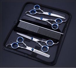 Dog Grooming Pet Scissors Grooming Tool Set Decoration Hair Shears Curved Cat Shearing Hairdressing Supplies1350088