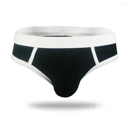 Underpants Men Briefs High Quality Sexy U Convex Underwear Cotton Breathable Low Rise Slip Homme String Tanga