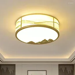 Ceiling Lights Bedroom Light Chinese LED Living Room Simple Study Aisle Modern Atmosphere Style Zen