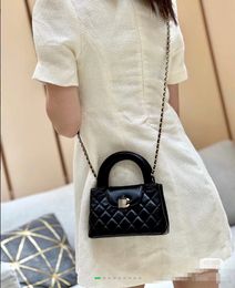 Chan2024 Autumn and Winter New High end Girls Cute Bags Shopping Bags Women's Handbags Work Bags Christmas Gifts Birthday Gifts Size22x16x6cm