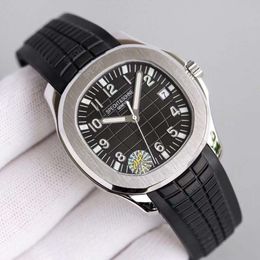 designer diamond watch for women patk 5068 watches 2PV7 high quality mechanical back transparent uhr 35.6 montre de pateks aquanaut luxe rubber strap 1CLFL
