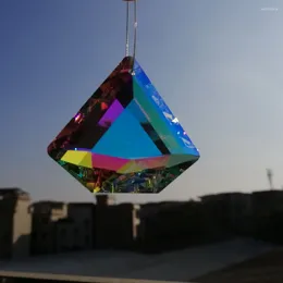 Chandelier Crystal Camal 5PCS AB Color Triangle Diamond 48mm K9 Glass SunCatcher Prisms Pendant Lamp Lighting Parts Hanging Home
