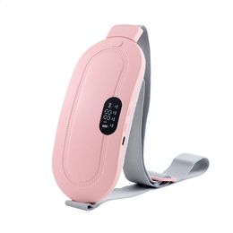 Other Massage Items Wireless Warm Belt With LCD Display Heating Pad Relieve Lady Menstrual Pain Compress Massager Electric Waist Device 231030