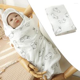 Blankets Born Quilts Crib Blanket Baby Wrap Receiving Infant 2-layer Breathable Swaddle Stroller Bedding A2UB