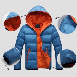 Men's Down Parkas Packable Jacket Autumn Winter Breathable Female Hoodies Warm Basic Coat High Quality Business Fashion 231030