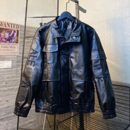 Autumn Winter Leather Jacket Women Coats Stand Collar Zipper Black Motor Biker Motorcycle Leather Jackets