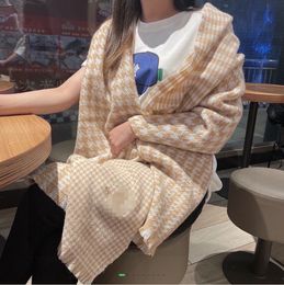 Chan Studio Brand scarf designer AAA logo Top Scottish sheep wool scarf High Quality Christmas gift scarf for women scarf size70*200cm