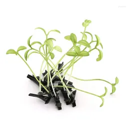 Hair Accessories Wholesale 500pcs Novelty Plants Lucky Grass Clips Headwear Small Bud Antenna Bean Sprout Mushroom Party Pin HD3401-1