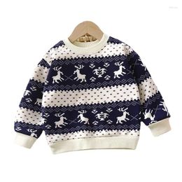 Jackets Spring Autumn Sweaters Infant Wear Toddler Christmas Pullovers Tops Baby Girl Boy Kids Boys Clothes