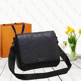 High-Quality Designer bag man wallet Fashion Luxury Man Messenger bag Dual use for leisure and businessold flower Brown lattice MM briefcase mens bag cross body bag