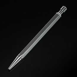 Luxury Brass Retractable Click Hexagonal Ballpoint Pen Office School Writing Stationery Multi Finishes Black Six-edge Premium Goal Digger Pen