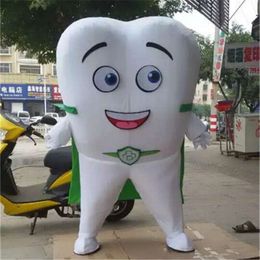 2024 Halloween Advertising Tooth Mascot Costume Cartoon Anime theme character Adult Size Christmas Carnival Birthday Party Fancy Outfit