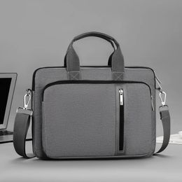 Laptop Bags Waterproof Laptop Bag 13.3 14 15.6 17 Inch Notebook Case Sleeve For Air Pro Computer Shoulder Handbag Women Briefcase 231031